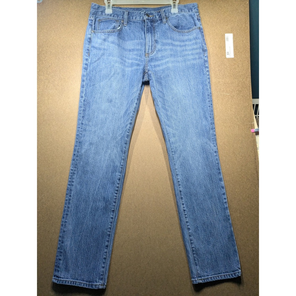 Brooks Brothers Mens Slim Fit Jeans Medium Wash Blue Denim 35x32